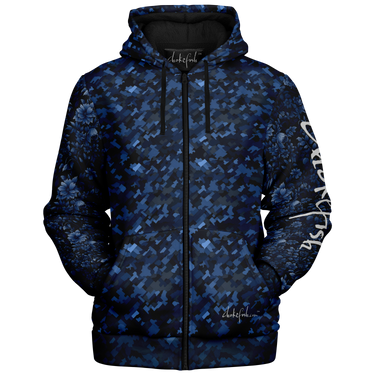 Chokefish™ Microfleece Zip-Up Hoodie Camouflage-019B